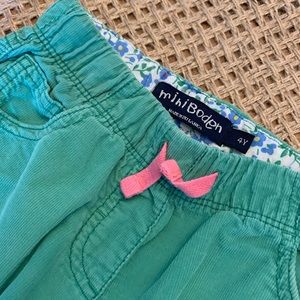 Mini Boden Girls Heart Patch Cord Pants